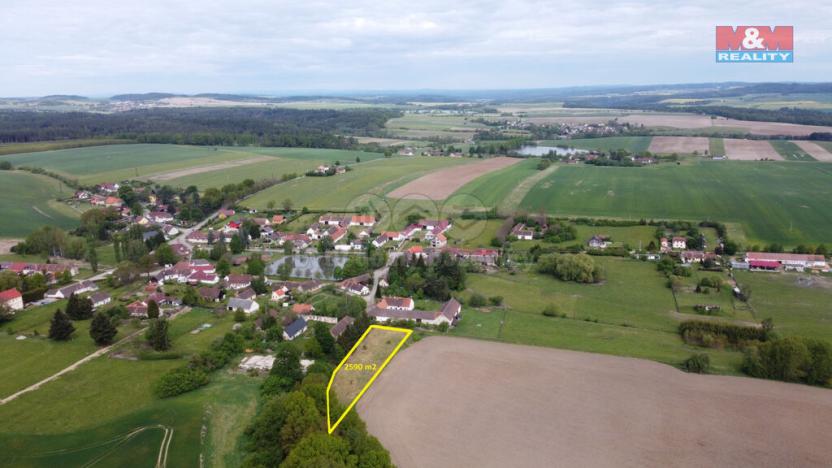 Prodej pozemku pro bydlení, Albrechtice nad Vltavou - Údraž, 2590 m2