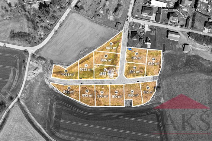 Prodej pozemku pro bydlení, Záboří, 865 m2