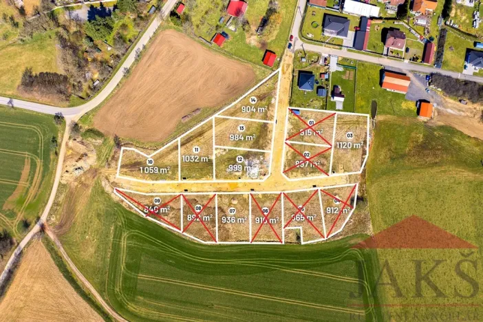 Prodej pozemku pro bydlení, Záboří, 904 m2