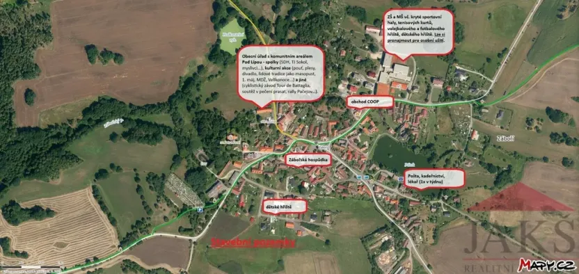 Prodej pozemku pro bydlení, Záboří, 904 m2