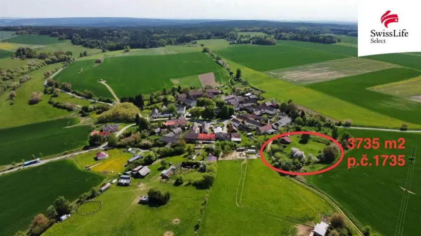 Prodej pozemku pro bydlení, Krsy, 3735 m2