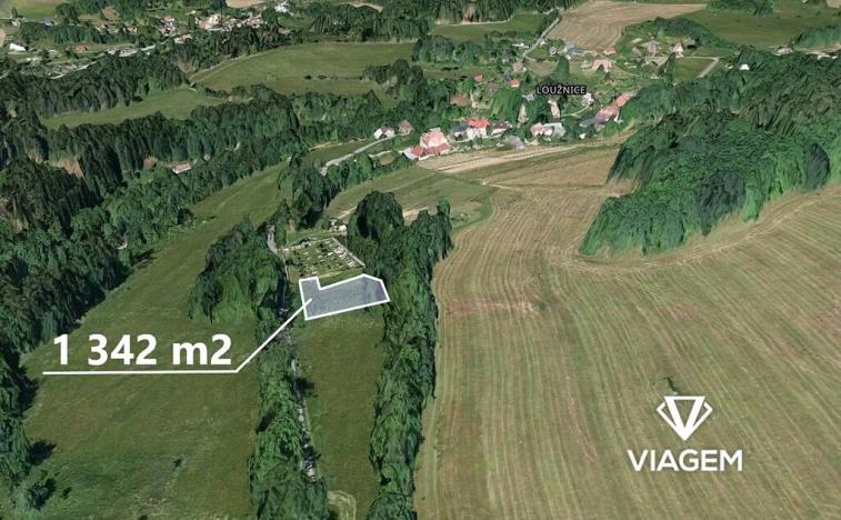 Prodej zahrady, Loužnice, 1342 m2