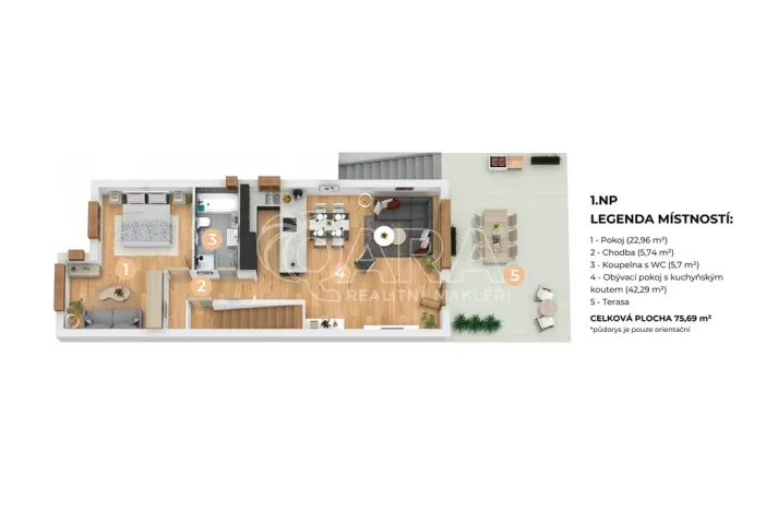 Prodej rodinného domu, Zeleneč, U Lesoparku, 174 m2