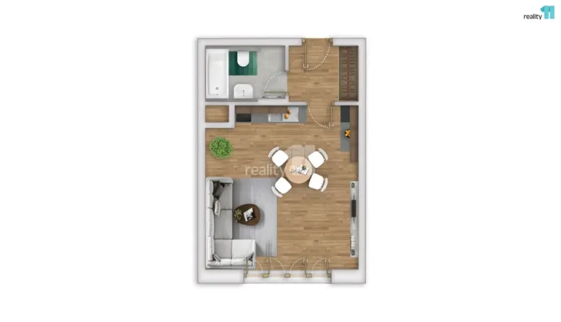 Prodej bytu 1+kk, Liberec - Liberec X-Františkov, Švermova, 49 m2