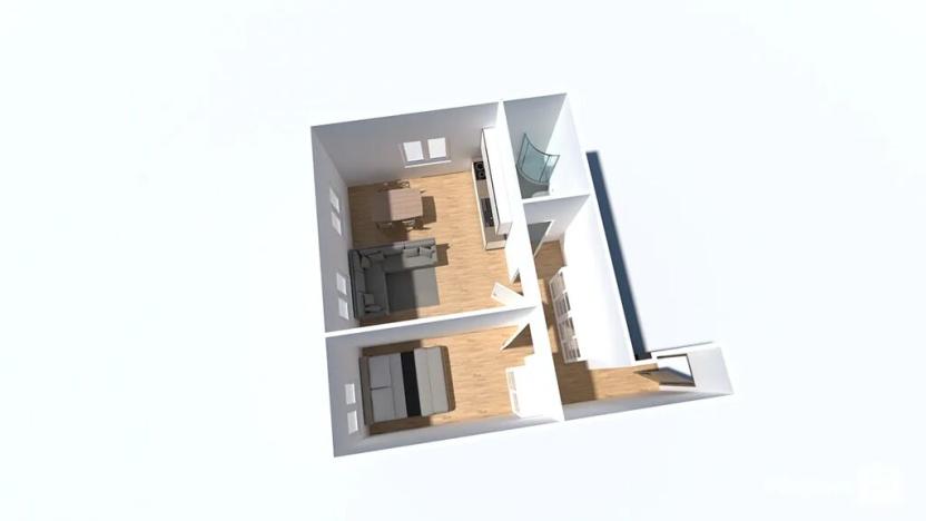 Pronájem bytu 2+kk, Ostrava, Palackého, 50 m2