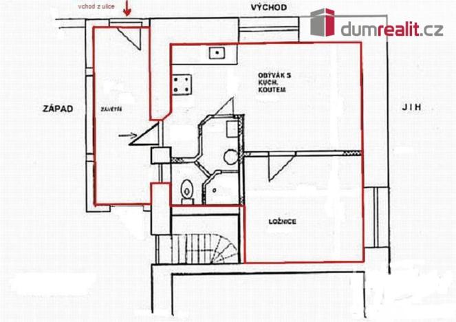 Pronájem bytu 2+kk, Mochov, 5. května, 45 m2