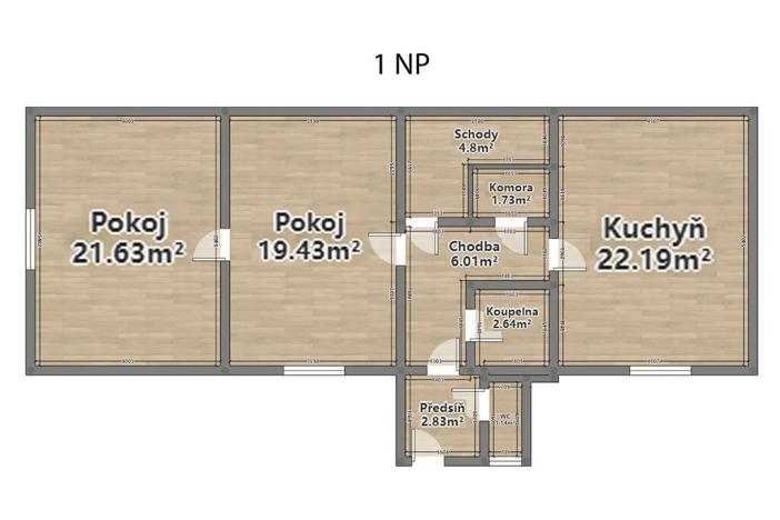 Prodej rodinného domu, Myslinka, 100 m2