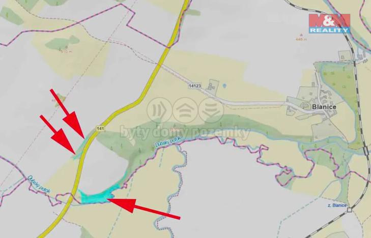 Prodej louky, Bavorov, 8600 m2