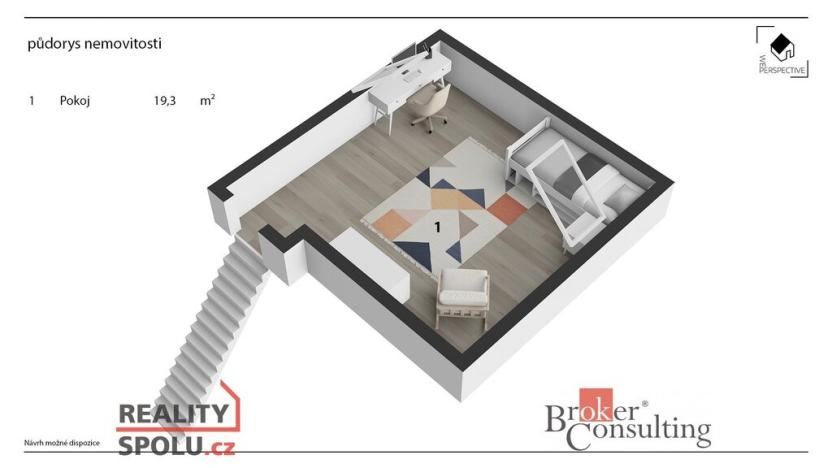 Prodej bytu 2+1, Pardubice - Svítkov, U Trojice, 77 m2