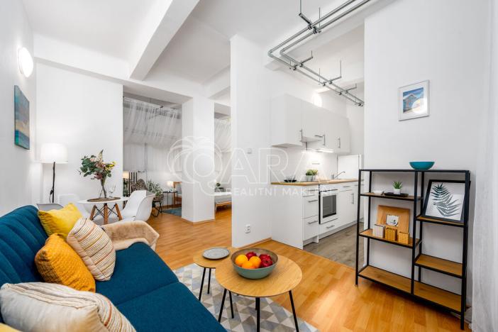 Prodej bytu 1+kk, Praha - Nové Město, Na zbořenci, 37 m2