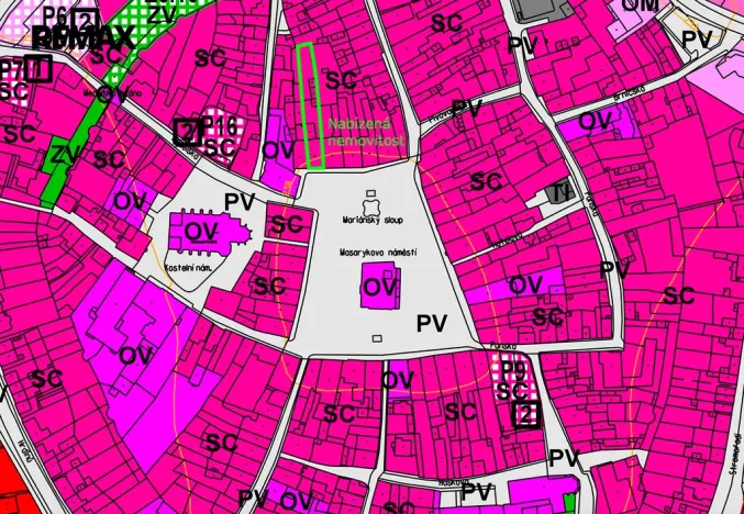 Prodej činžovního domu, Uničov, Masarykovo nám., 307 m2