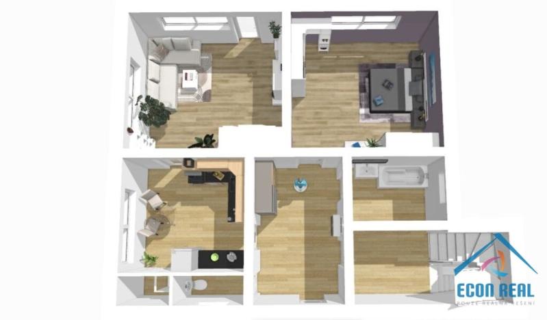Prodej bytu 2+1, Stará Paka - Ústí, 81 m2