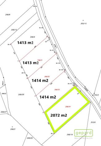 Prodej pozemku pro bydlení, Úhlejov, 2072 m2