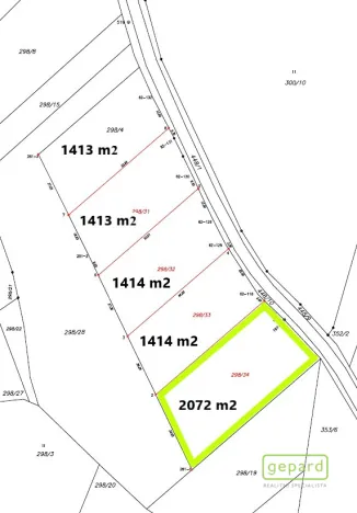 Prodej pozemku pro bydlení, Úhlejov, 2072 m2