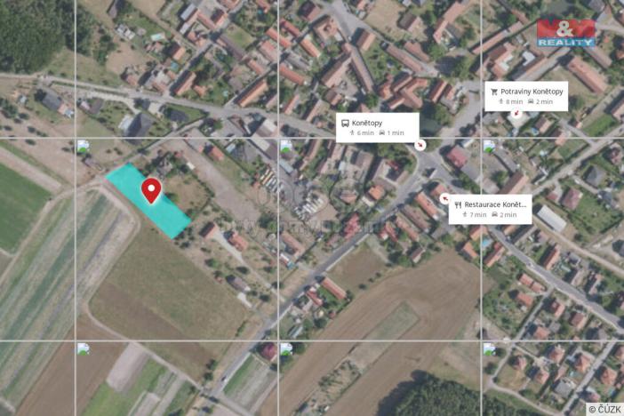 Prodej pozemku pro bydlení, Konětopy, 2292 m2