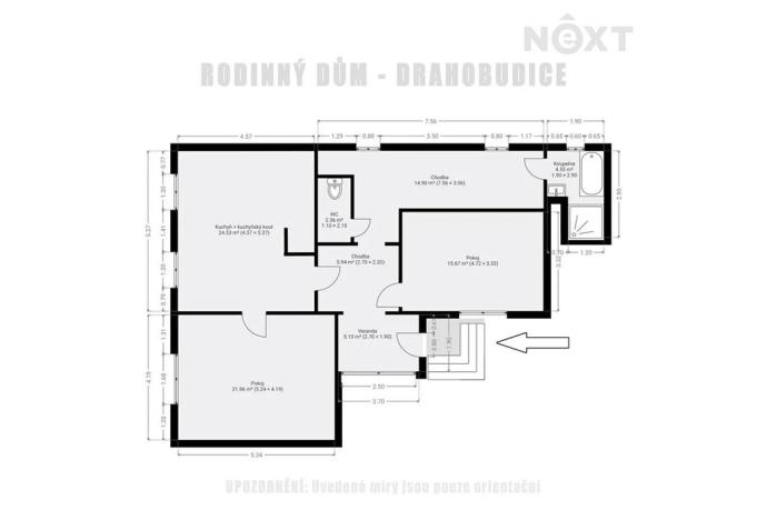 Prodej rodinného domu, Drahobudice, 225 m2