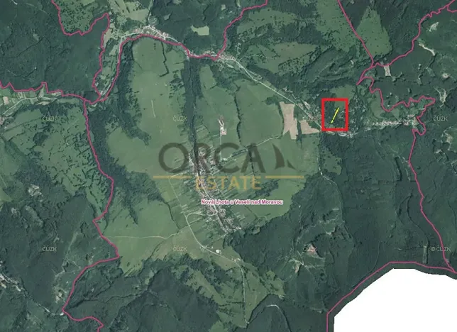 Prodej podílu louky, Nová Lhota, 377 m2