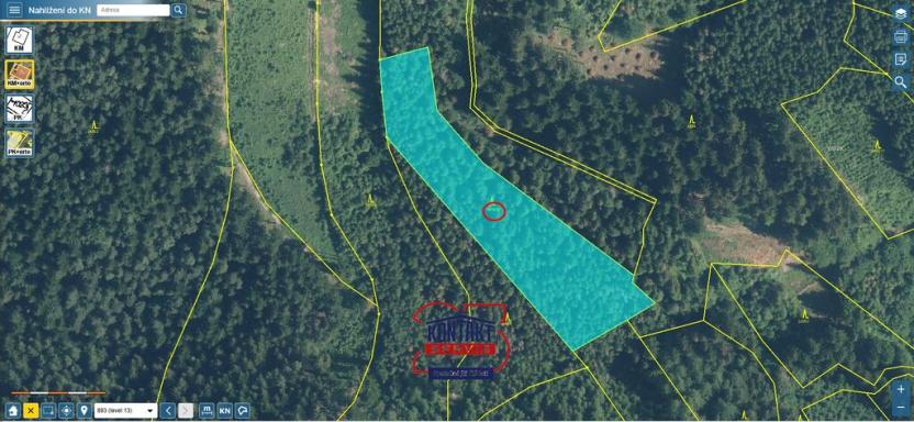 Prodej lesa, Liptál, 27178 m2