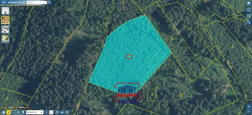 Prodej lesa, Liptál, 27178 m2