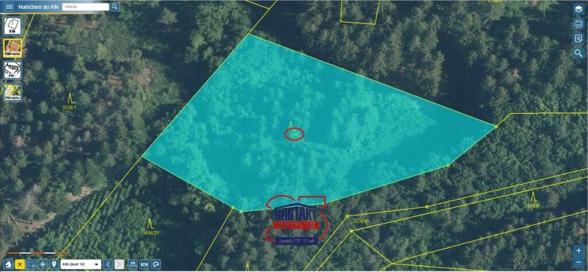 Prodej lesa, Liptál, 27178 m2