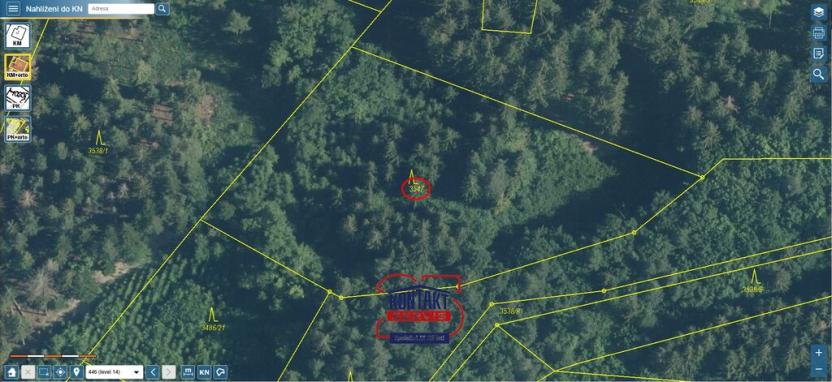 Prodej lesa, Liptál, 27178 m2