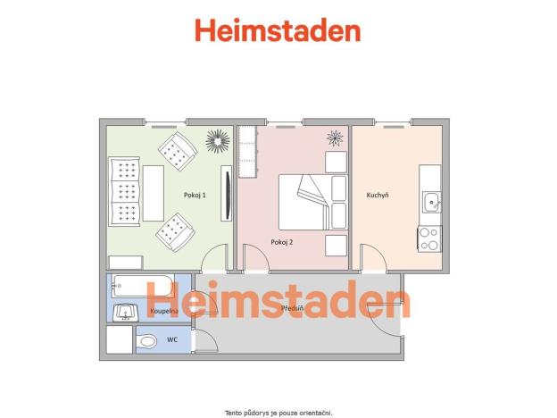 Pronájem bytu 2+1, Havířov - Město, Gorkého, 59 m2