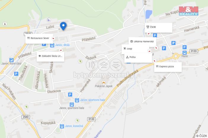 Prodej bytu 4+1, Litvínov - Janov, Luční, 83 m2