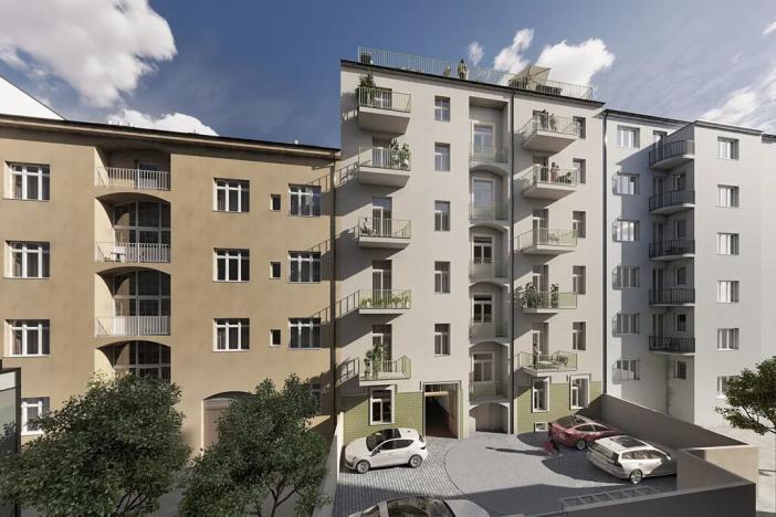 Prodej bytu 2+kk, Praha - Karlín, Křižíkova, 46 m2