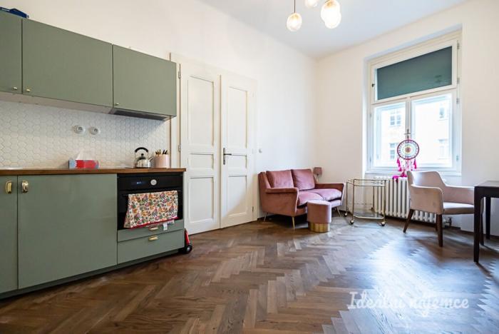 Pronájem bytu 2+kk, Praha - Nusle, Oldřichova, 43 m2