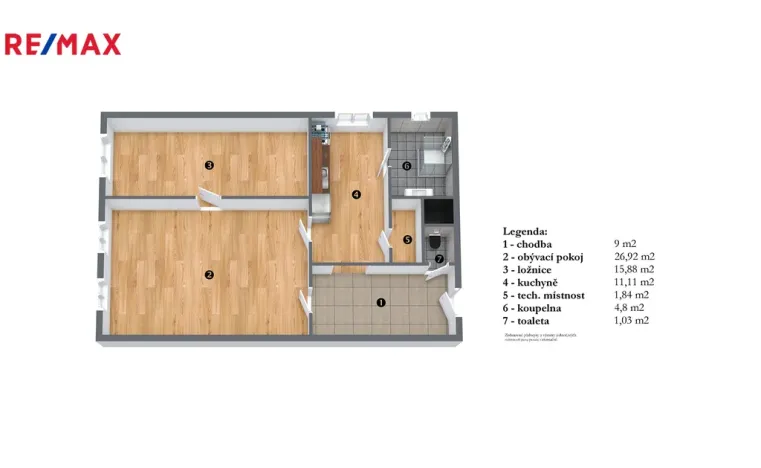 Prodej bytu 2+1, Hostinné, Náměstí, 70 m2