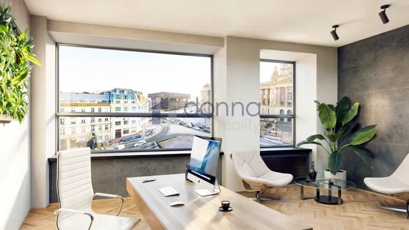 Pronájem kanceláře, Praha - Nové Město, Václavské náměstí, 2141 m2