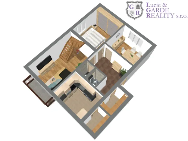 Prodej bytu 5+1, Hluboká nad Vltavou, Lesní, 112 m2