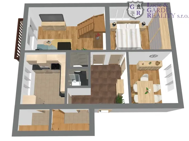 Prodej bytu 5+1, Hluboká nad Vltavou, Lesní, 112 m2