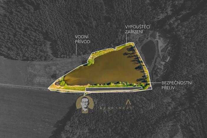 Prodej rybníku, Dlouhá Lhota, 35594 m2