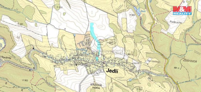 Prodej pole, Jedlí, 35442 m2