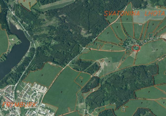 Prodej pozemku, Frymburk, 23 m2