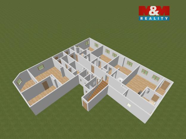 Prodej rodinného domu, Heřmanova Huť - Vlkýš, Revoluční, 401 m2