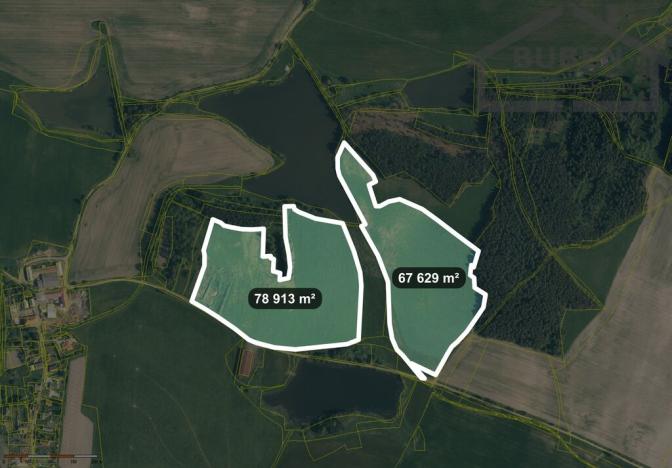 Prodej pole, Tisová - Kumpolec, 220644 m2