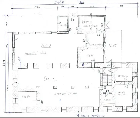 Pronájem komerční nemovitosti, Lhota Rapotina, 1000 m2