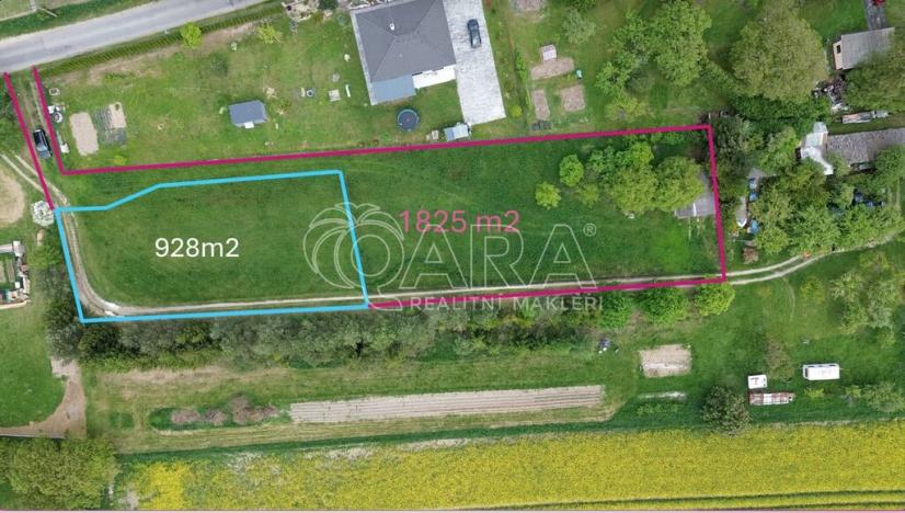 Prodej pozemku pro bydlení, Střemy, 928 m2