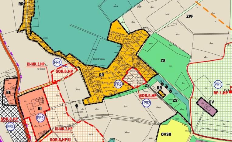 Prodej pozemku, Horní Planá, 550 m2