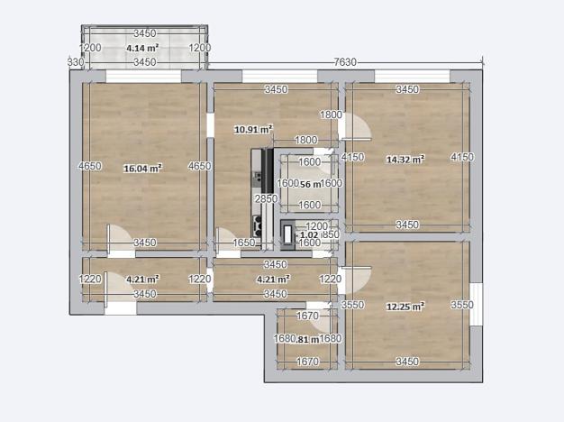 Prodej bytu 3+1, Loučná nad Desnou, 74 m2