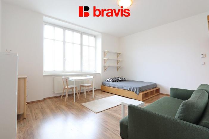 Pronájem bytu 1+kk, Brno, Kunzova, 35 m2