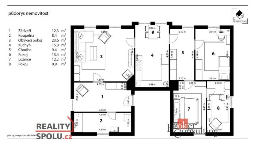 Prodej bytu 4+1, Liberec - Liberec VII-Horní Růžodol, Melantrichova, 105 m2