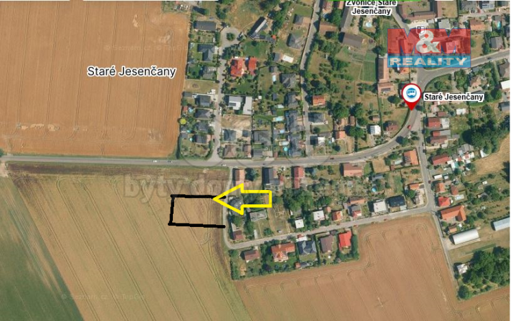 Prodej pozemku pro bydlení, Staré Jesenčany, 3364 m2