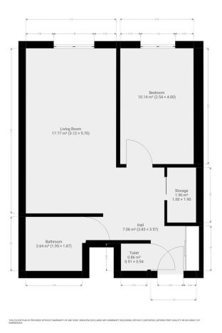Pronájem bytu 2+kk, Praha - Letňany, Kopřivnická, 42 m2
