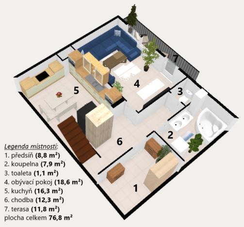 Prodej rodinného domu, Doubravčice, V olšinách, 182 m2