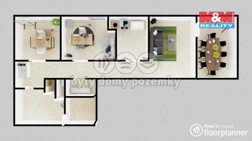 Prodej, Vsetín, Josefa Sousedíka, 104 m2