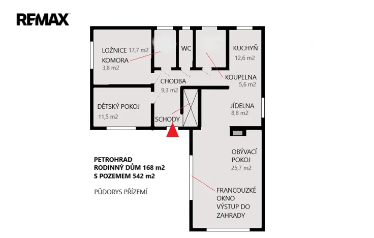 Prodej rodinného domu, Petrohrad, 151 m2
