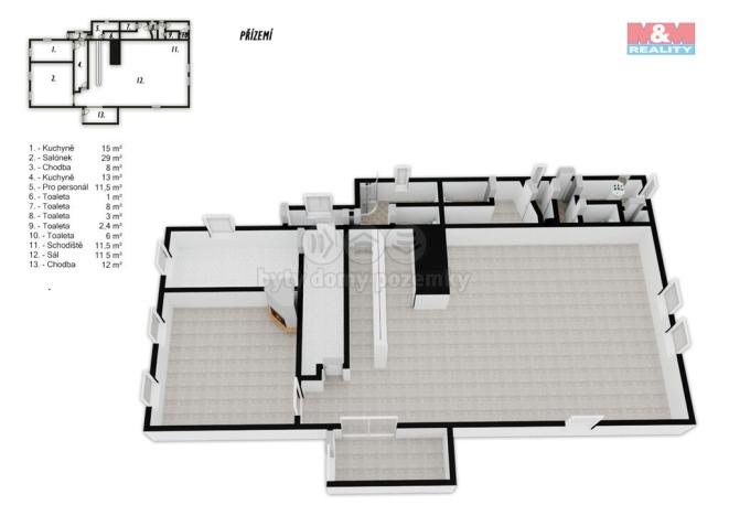 Prodej restaurace, Chrast - Podlažice, 631 m2